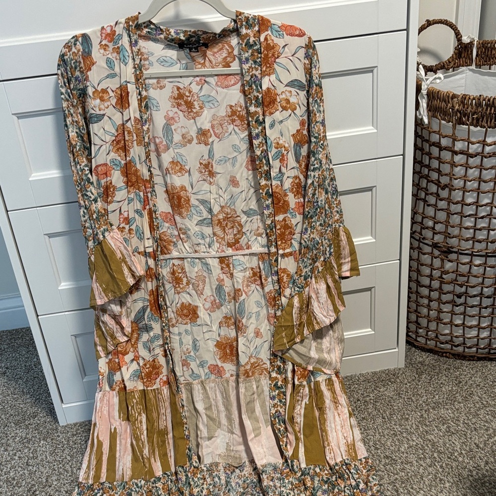 Floral Multicolor Women's kimono